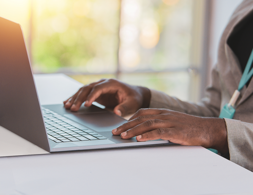 doctor on a laptop